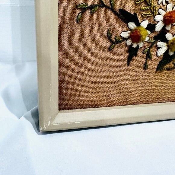 Vintage Sunset Stitchery Sunset in the Park Needlepoint Embroidery Completed - Picture 7 of 9